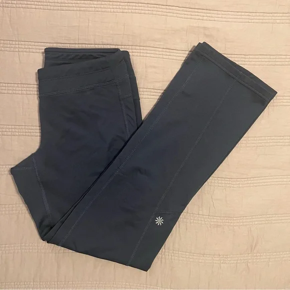 Athleta Navy Track Pants - Picture 3 of 6